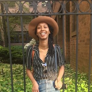 Reformation button down shirt